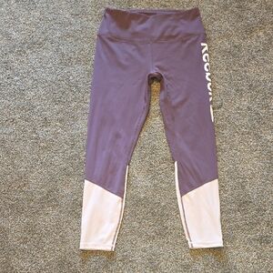 Reebok Women's Purple and Pink Leggings